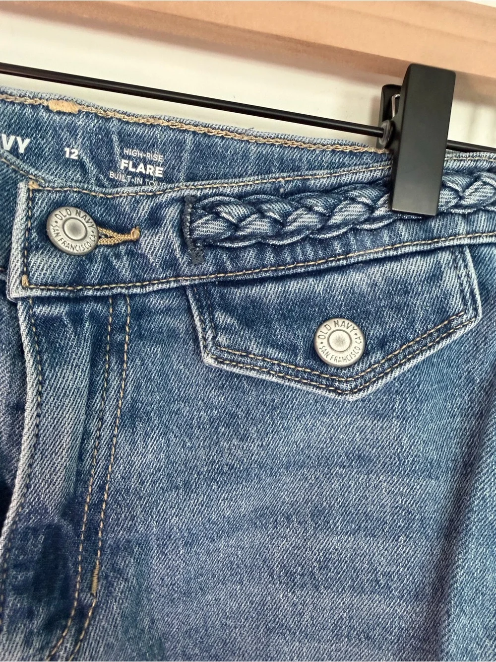 Old Navy Girls High Rise Flare Jean